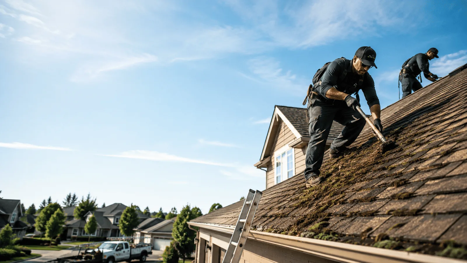 Roof Moss Removal in Alcalde, NM near me